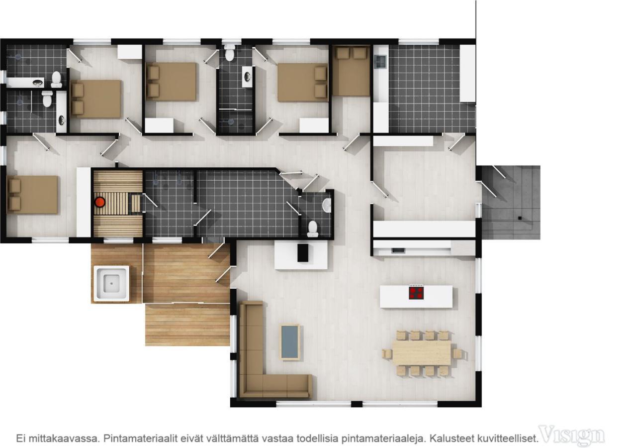 Levillas Kuppimaantie Villas מראה חיצוני תמונה